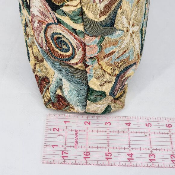 Vintage Sea Creature Tapestry Shopper Tote Bag Ocean Dolphin Turtle Shells - Picture 11 of 11